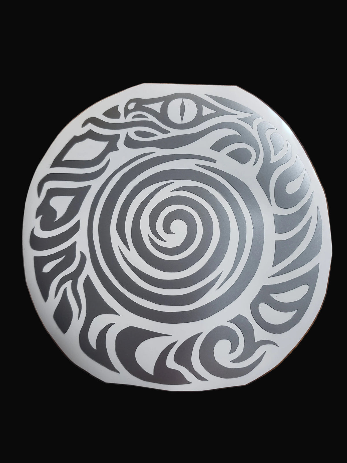 Jormungandr Swirl Permanent Vinyl Sticker