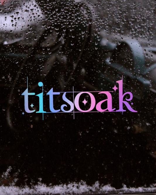 Titsoak Car Vinyl Decal